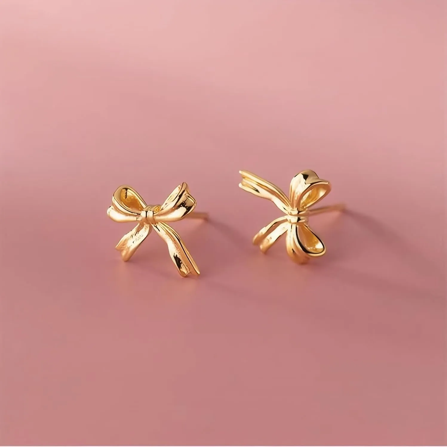 Gold Bow Earrings for Women, Long Tassel Chain Drop Earrings, Trendy Small Bow Earrings, Ribbon Waterfall Dangling Earrings, Pearl Bow Earrings, Sparkly Elegant Bowknot Preppy Jewelry Gifts for Women