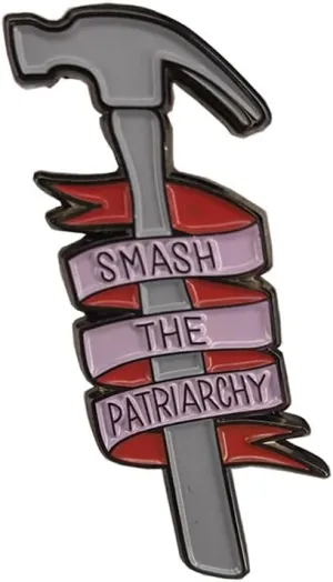 GuDeKe Smash The Patriarchy Enamel Pins Feminist Gifts Women Empowerment Gifts Self Help Brooche