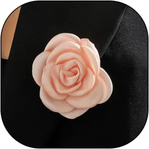Handmade Camellia Flower Boutonniere Stick Brooch for Women Bohemia Fabric Floral Lapel Pin Stylish Vintage Pin Corsage for Women Jewelry Gifts