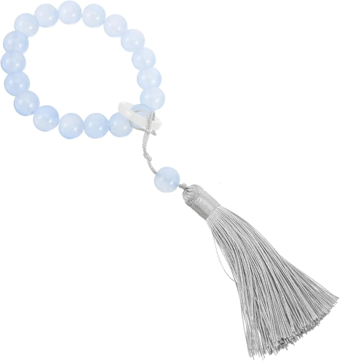 Handpiece Rosary Religious Beading Rosary Prayer Beads Tassels Blessing Compact Beads Bracelet