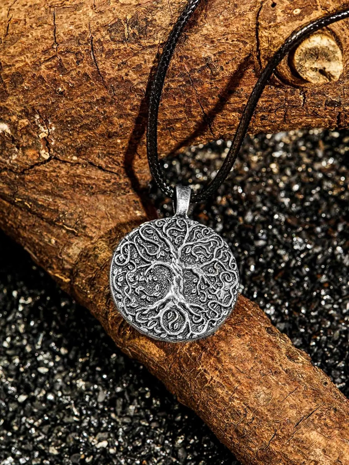 HAQUIL Viking Celtic Wiccan Tree of Life Pendant Necklace, Tree of Life Jewelry Gifts for Men and Women