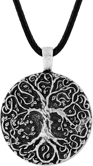 HAQUIL Viking Celtic Wiccan Tree of Life Pendant Necklace, Tree of Life Jewelry Gifts for Men and Women