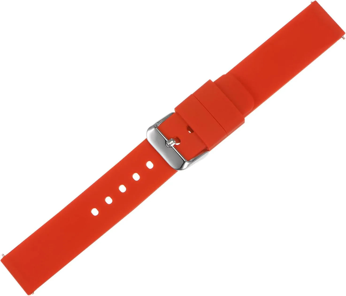 HARFINGTON Silicone Watch Band Soft Rubber Replacement Watch Strap with Stainless Steel Buckle for Men Women