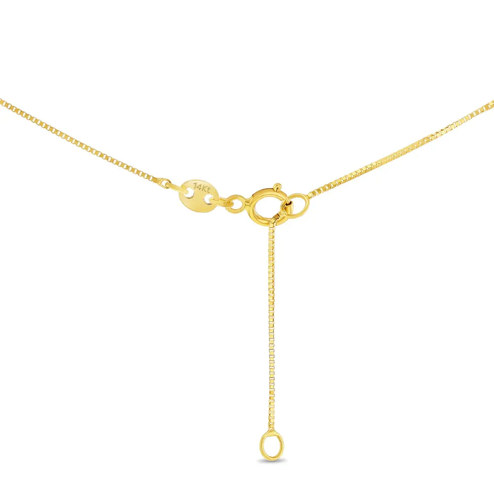 Hidden Halo Bezel CZ Necklace