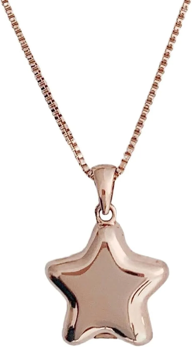 Honeycat Polly Star Photo Picture Locket Necklace in Gold, Rose Gold, and Jewelry | Minimalist, Delicate Jewelry