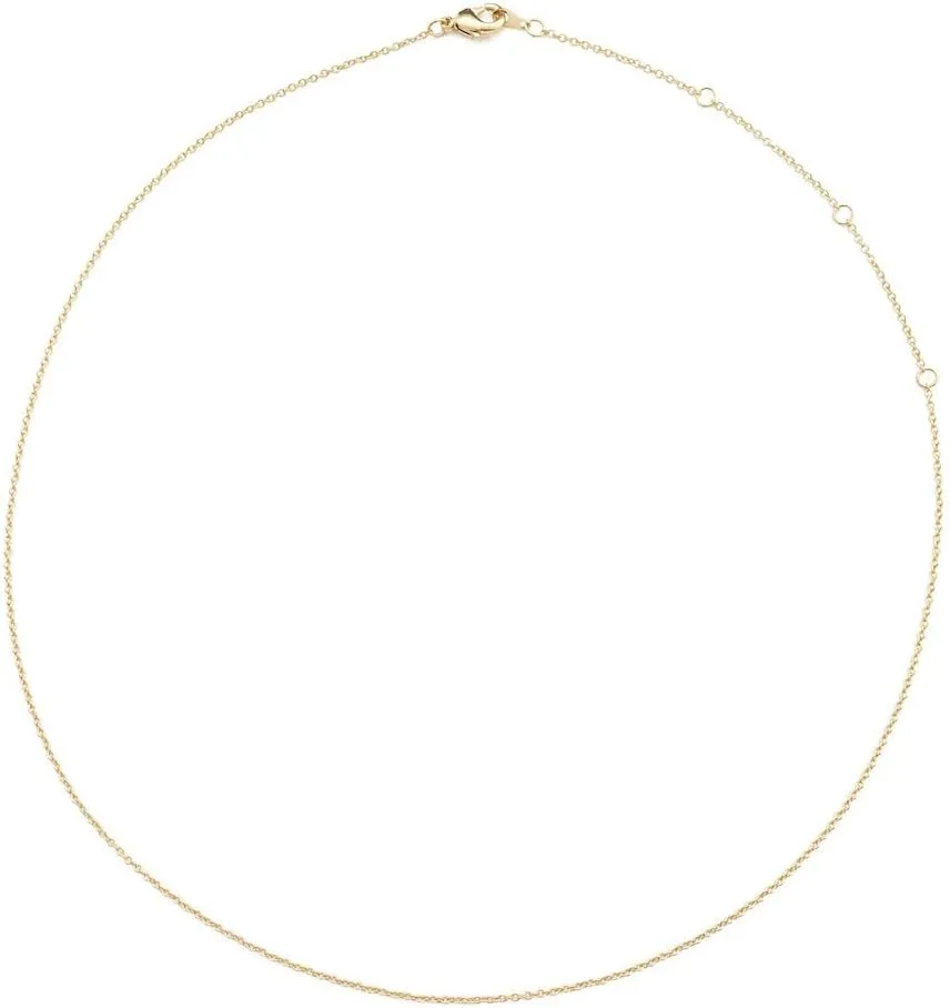Honeycat Thin Chain Adjustable Choker in Gold, Rose Gold, or Silver (13", 14", 15", 16", 17") | Delicate Jewelry