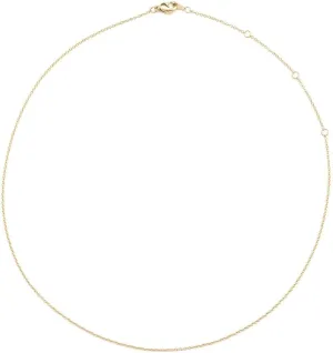 Honeycat Thin Chain Adjustable Choker in Gold, Rose Gold, or Silver (13", 14", 15", 16", 17") | Delicate Jewelry