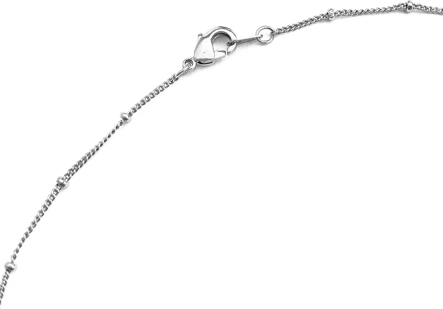 Honeycat Thin Satellite Beaded Chain Choker Necklace (14", 15", 16", 17", 18") in Gold, Rose Gold, or Silver | Minimalist, Delicate Jewelry