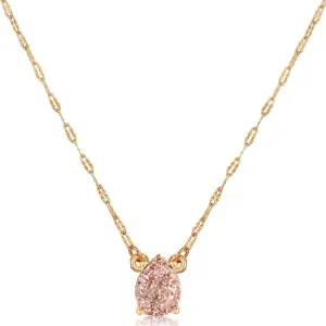 Humble Chic NY Simulated Druzy Teardrop Necklace - 14K Gold or 925 Sterling Silver Plated Delicate Boho Chain Necklace with Dainty Tear Drop Druzy Crystal - 16" with 3" Extender