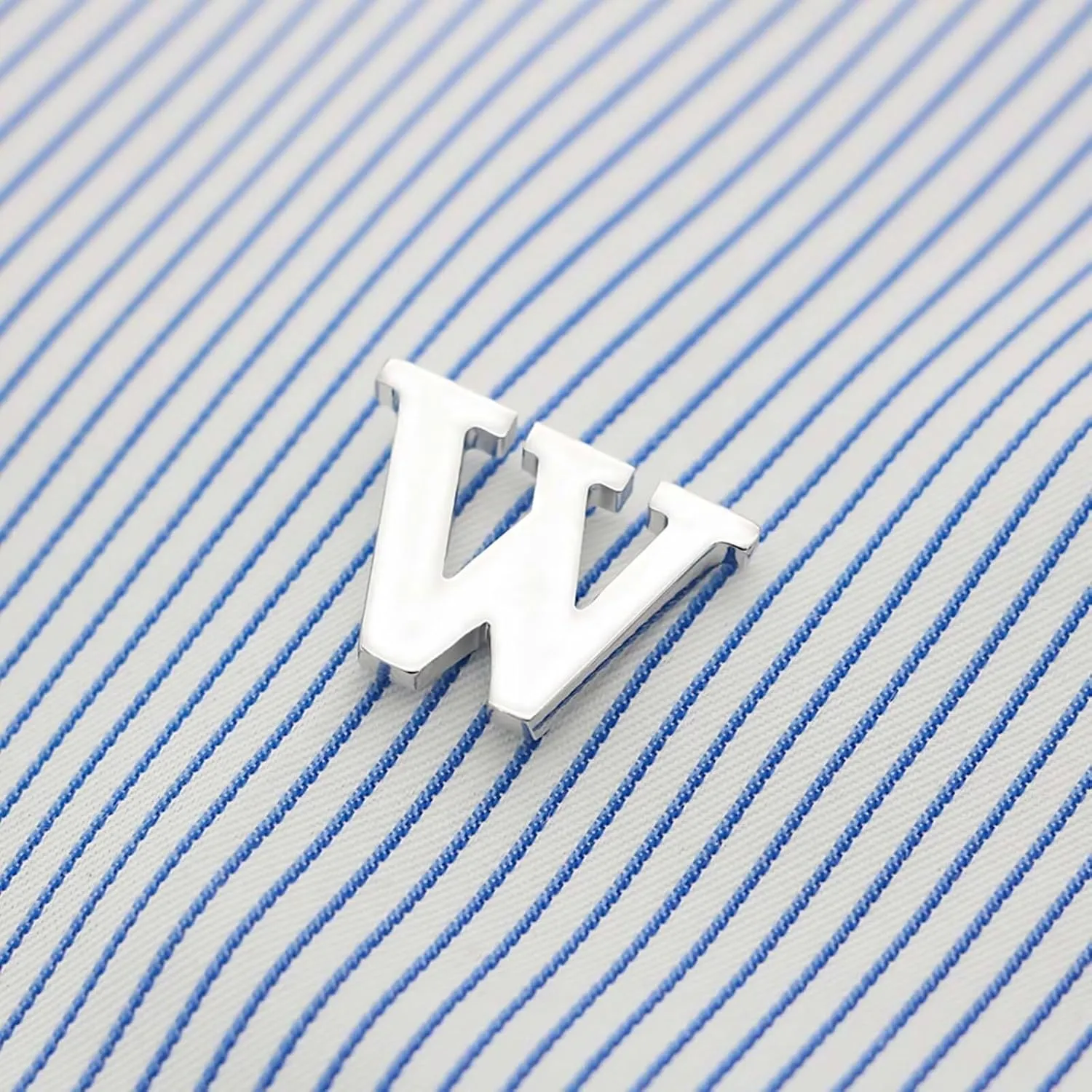 Initial Letter Lapel Pins for Men Women Personalized Name Brooch Pins for Men Suits Hats Metal Button Pins Gold A-Z