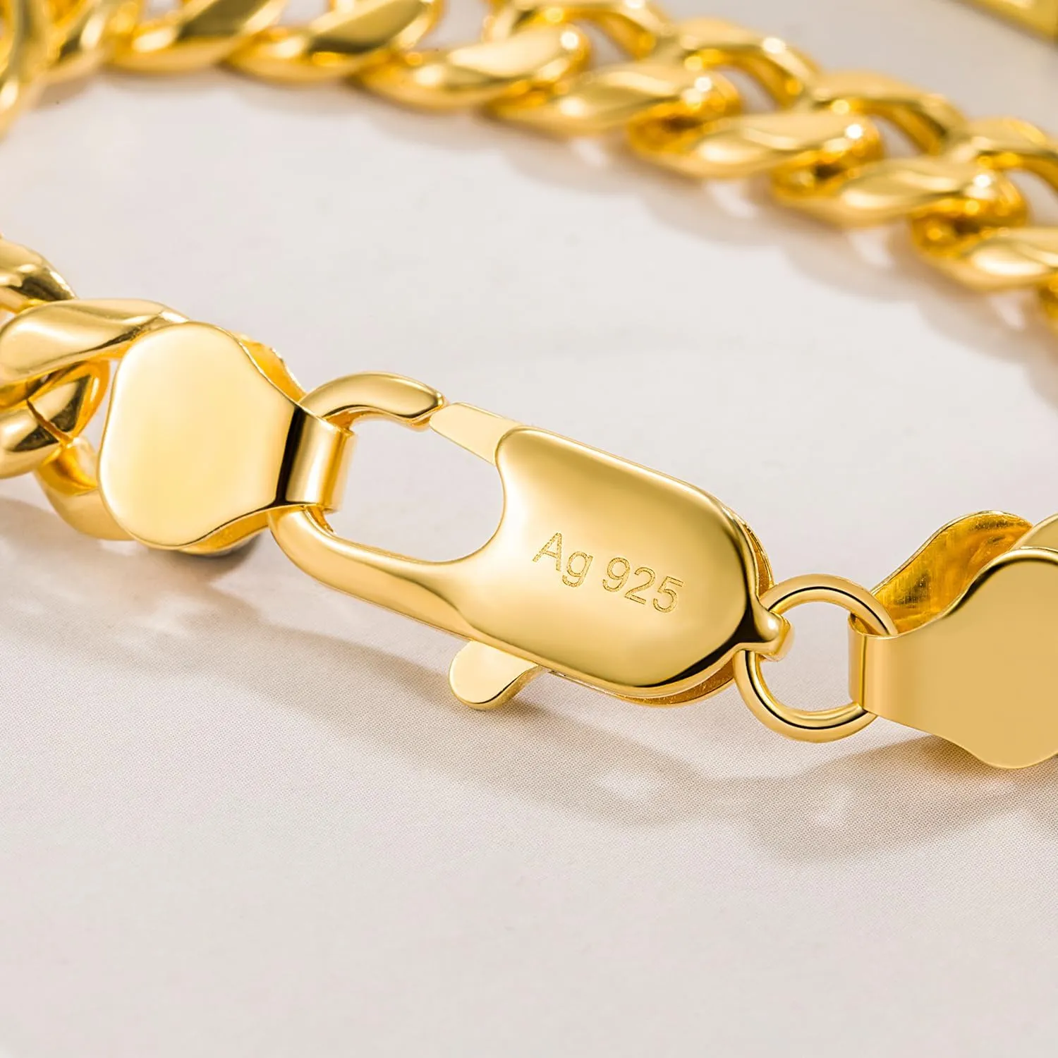 Italian Men 925 Sterling Silver Bracelet 8-10-12MM Solid Miami Cuban Link Curb Chain 7" 7.5" 8" 8.5" 9" 9.5" 10" Bangle Man Jewelry Gift