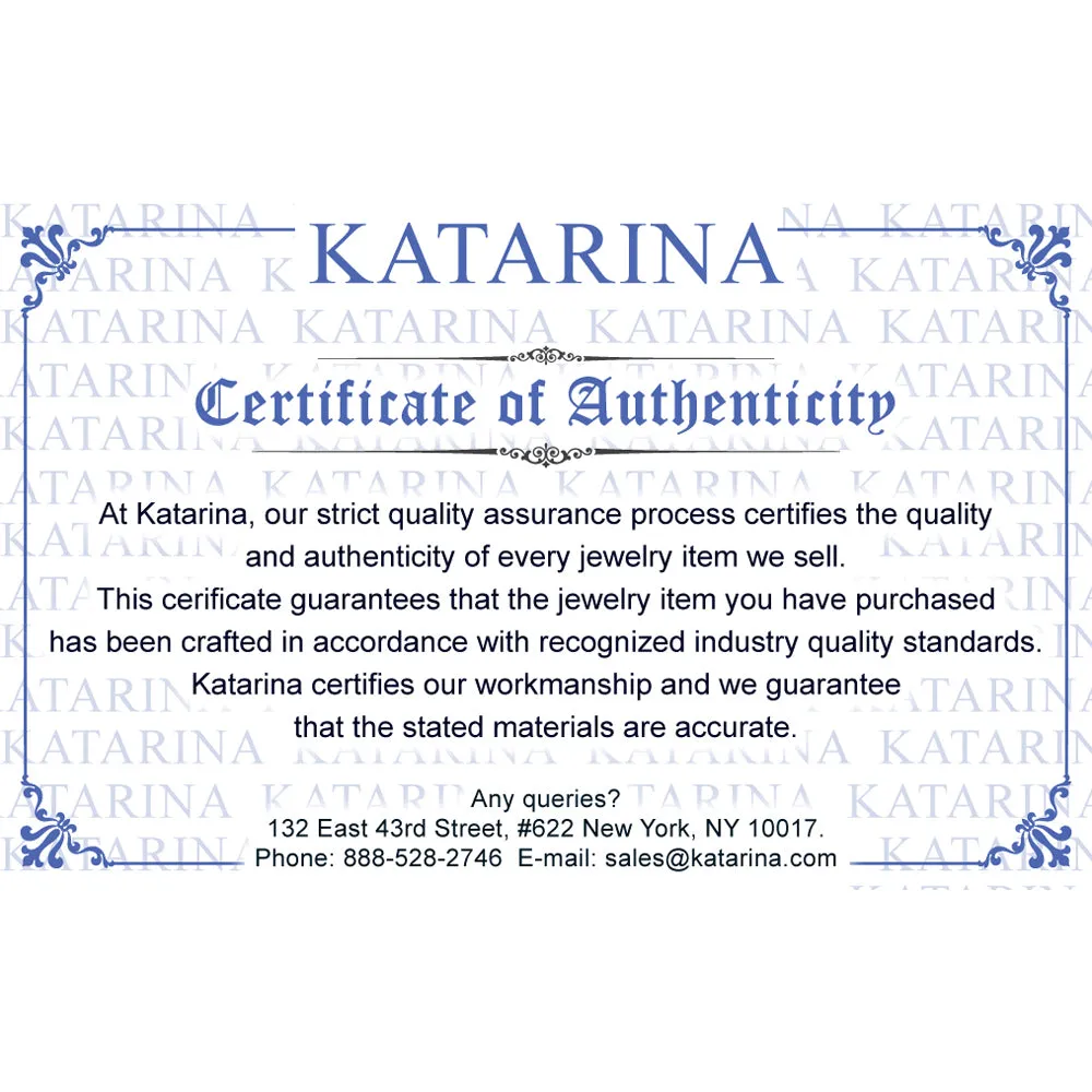 KATARINA 2/3 cttw Diamond Infinity Halo Engagement Ring