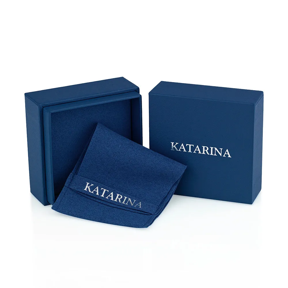 KATARINA 2/3 cttw Diamond Infinity Halo Engagement Ring