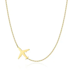 Kyerlyn Gold Airplane Necklaces