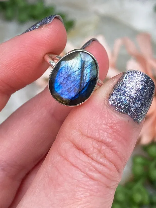 Labradorite Rings