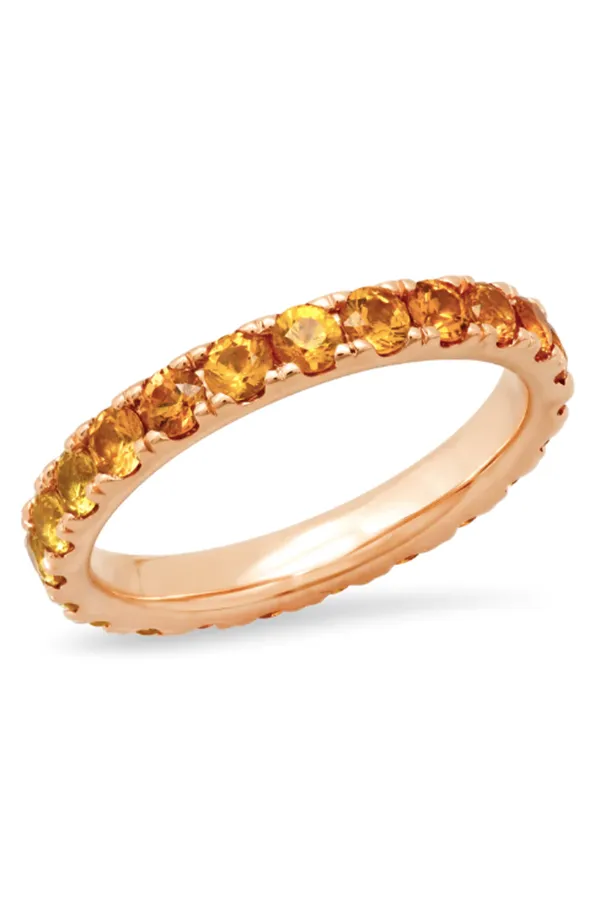 Large Sunburst Eternity Band
