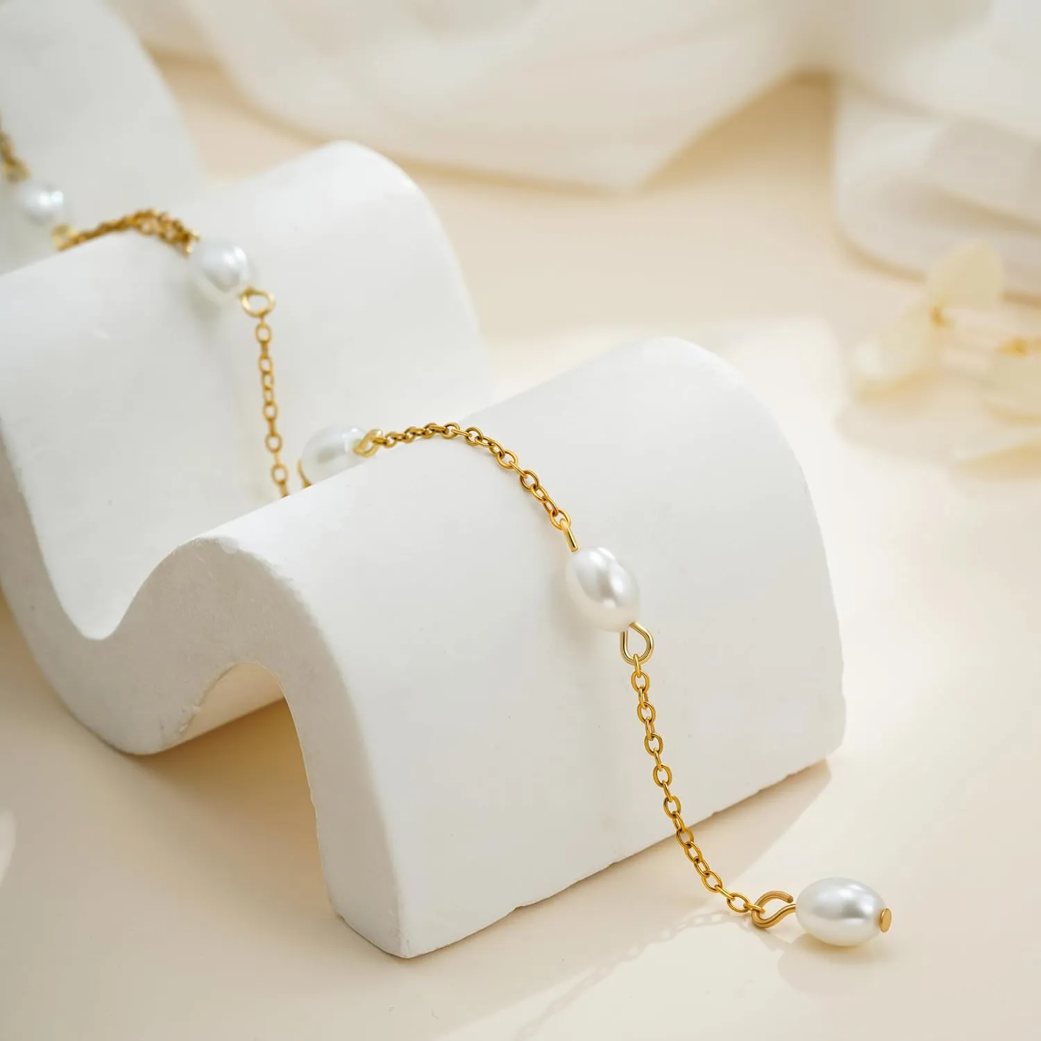 Lariat Gold Necklace for Women Dainty Long 14K Gold Plated Y-Shaped Body Chain Choker Necklace Trendy Non Tarnish Pendant Simple Layered Necklaces Gold Jewelry for Women Set Gift