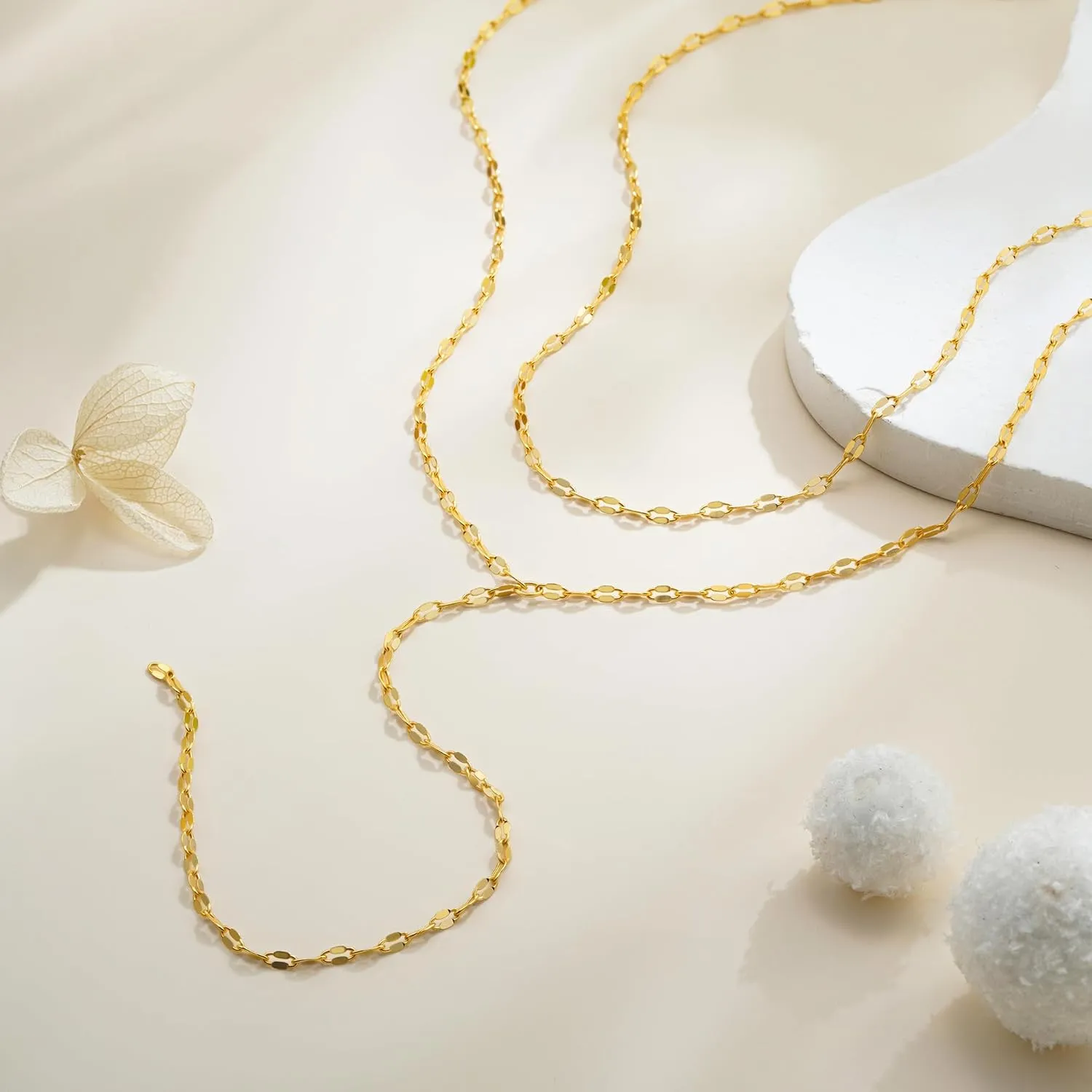 Lariat Gold Necklace for Women Dainty Long 14K Gold Plated Y-Shaped Body Chain Choker Necklace Trendy Non Tarnish Pendant Simple Layered Necklaces Gold Jewelry for Women Set Gift