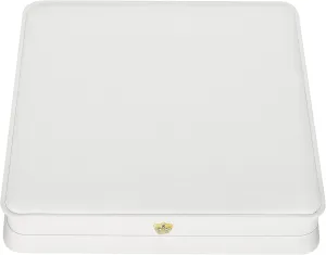 LETURE Large Jewelry Set Gift Box, Big Necklace Jewellery Set Storage Box, Elegant Gift Box For Bracelet Necklace Chain Earring Ring (WHITE)