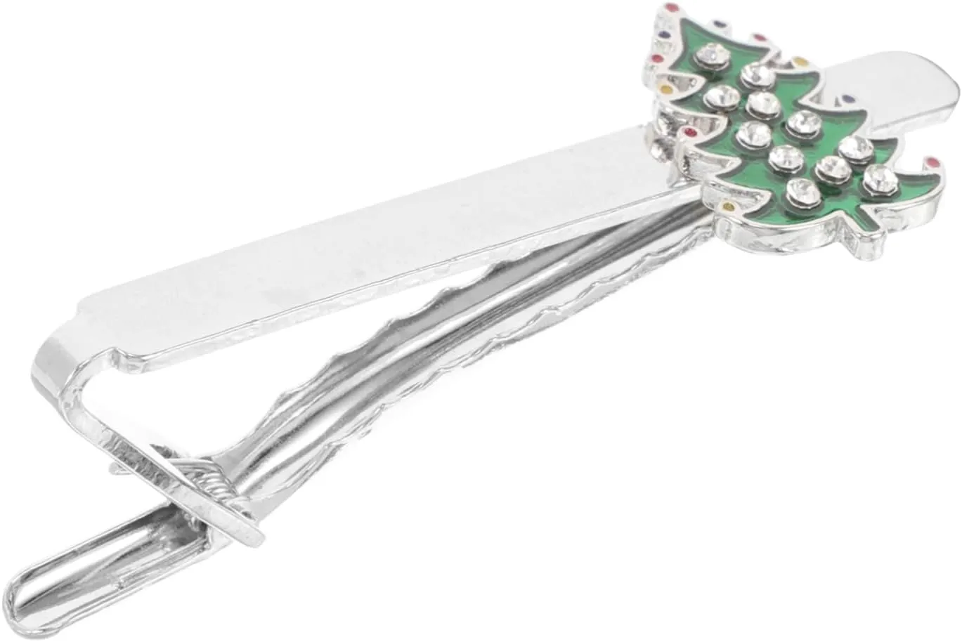 LIFKOME Christmas Tree Tie Clip Christmas Tie Accessories for Men Holiday Festive