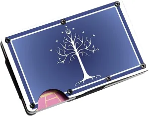 Lord of Rings King Aragorn Themed Aluminum/Stainless Steel Money Clip Wallet Credit Card Holder, Metal Wallets For Men Accessories, Minimalist Wallet With Money Clip And Credit Card