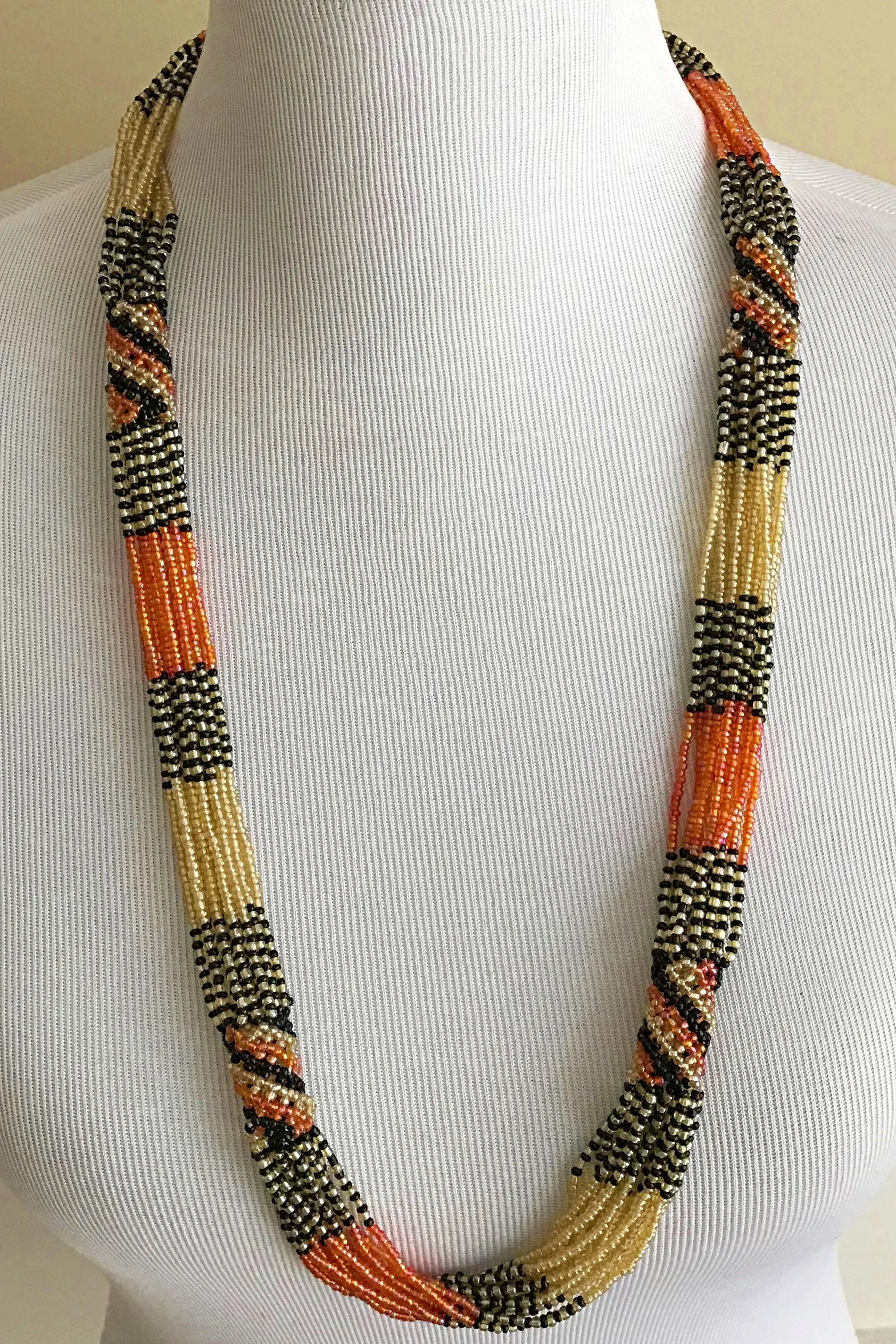 Maasai Beaded Long Necklace