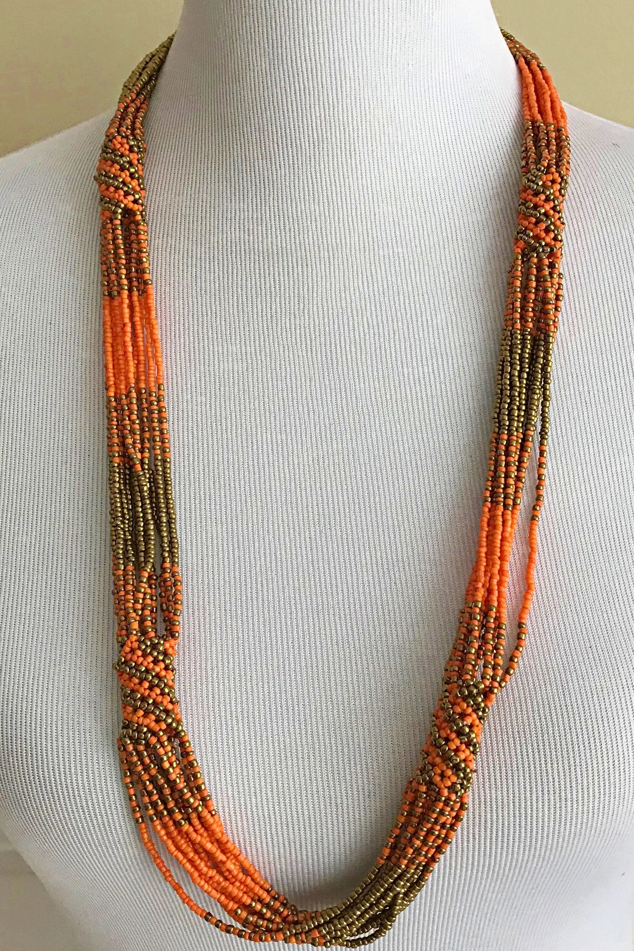 Maasai Beaded Long Necklace
