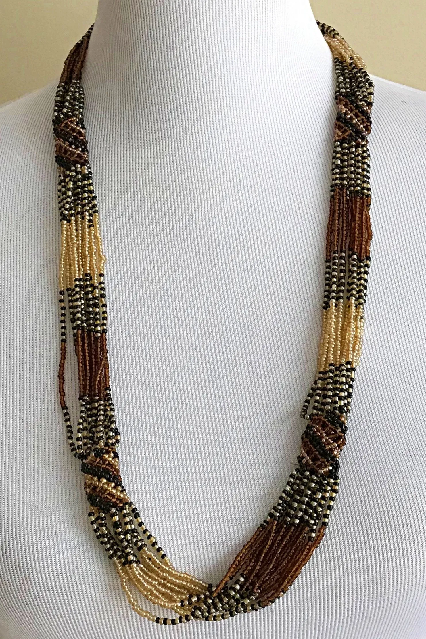 Maasai Beaded Long Necklace
