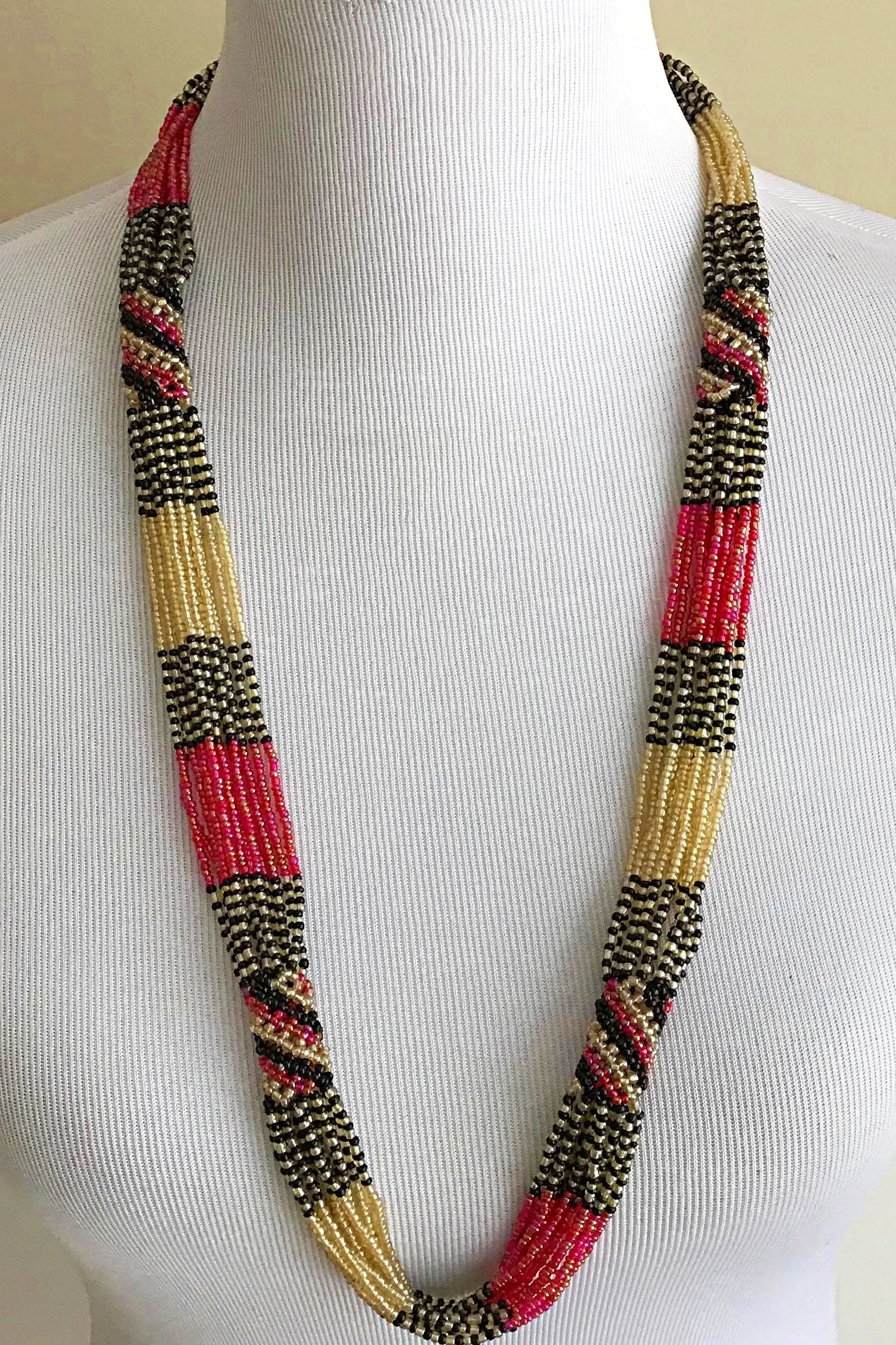 Maasai Beaded Long Necklace