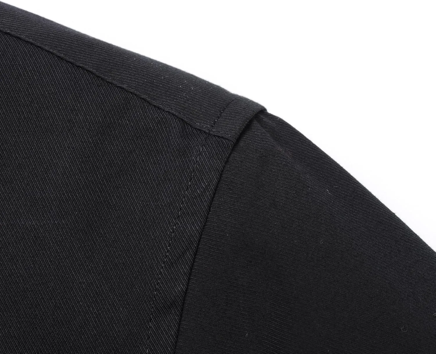Men's Solid Color Long Sleeve French Cuff Dress Shirts, Hidden Button Front, Includes Blue Gemstone Cufflinks
