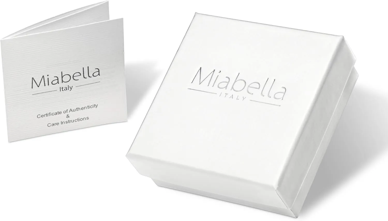 Miabella Italian Sterling Silver or 18K Gold Plated Silver Thin 1mm Box Chain Necklace for Women, Made in Italy