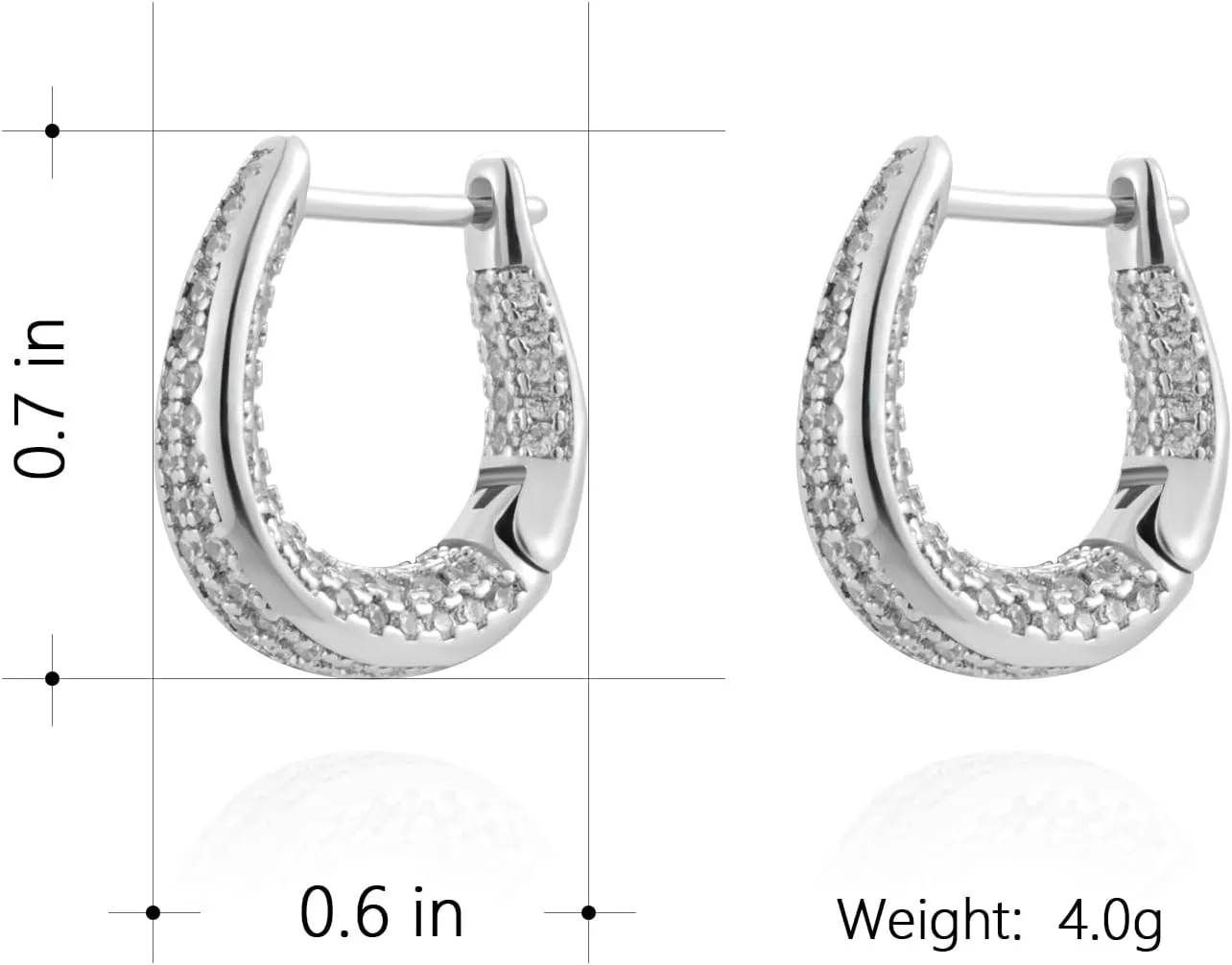 Milan Chiva 14k gold Chunky hoop Earrings for Women 14k Glod Plated Earrings Dainty Jewelry