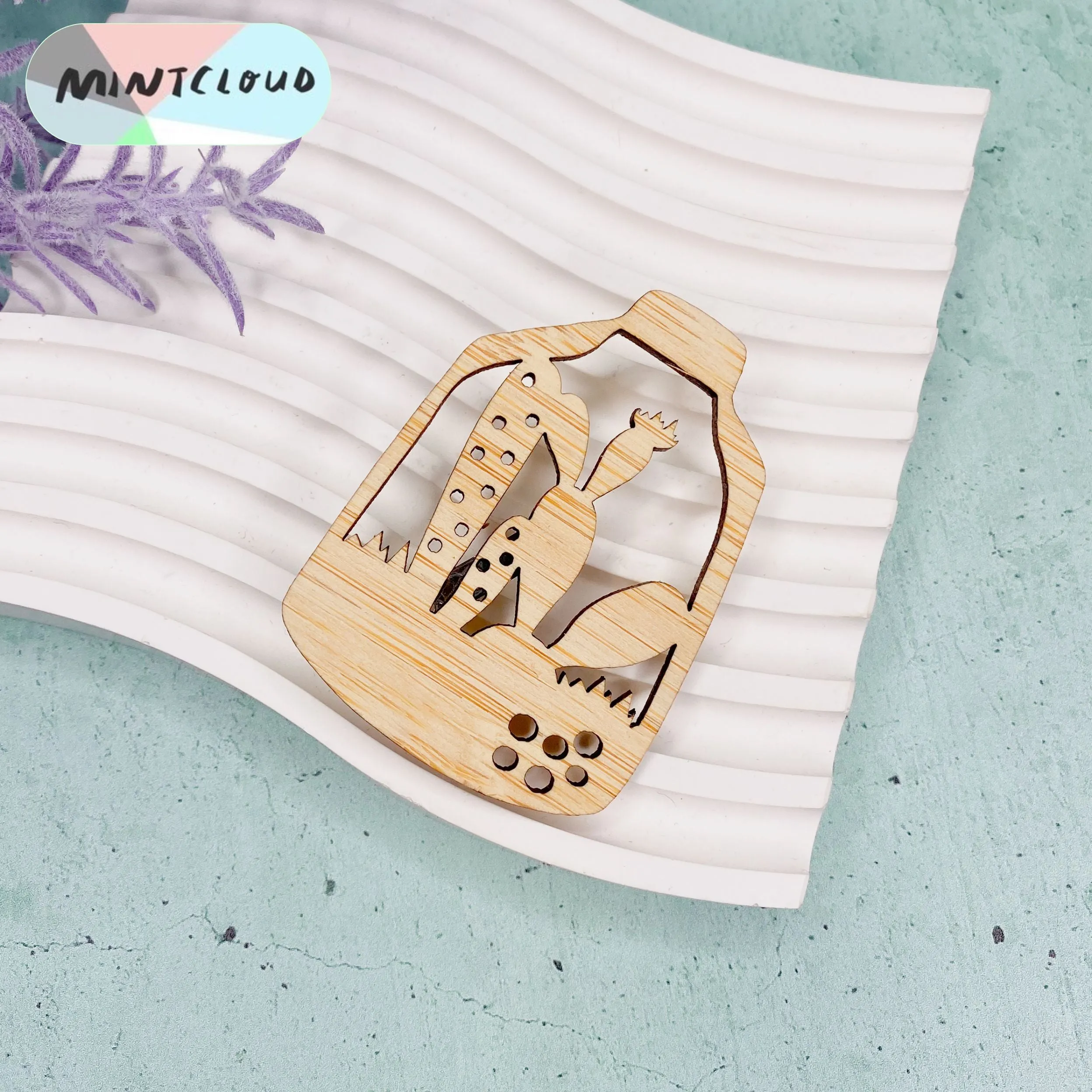 Mintcloud Brooch - Terrarium Various Colours