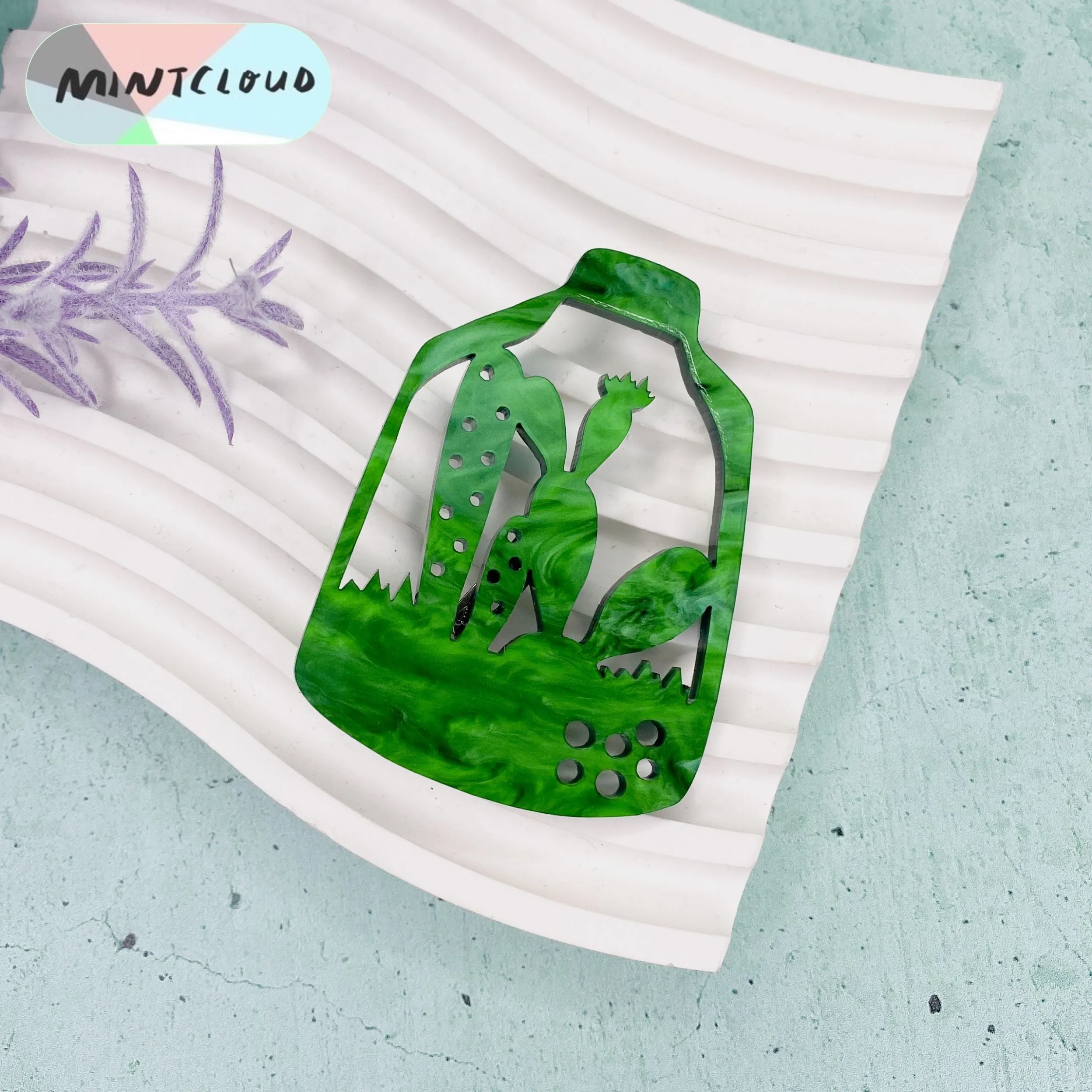 Mintcloud Brooch - Terrarium Various Colours