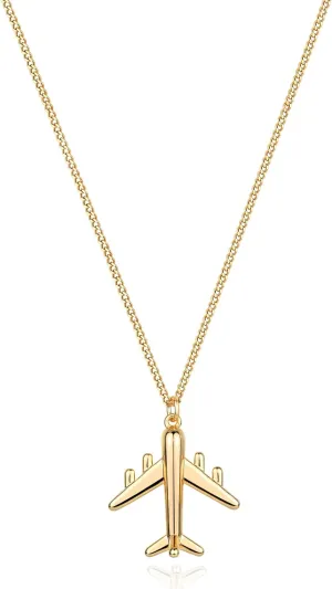 MTMY Gold Pendant Necklace for Women 14K Gold Plated Dainty Gold Necklace Simple Delicate Jewelry
