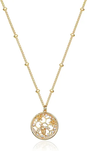 MTMY Gold Pendant Necklace for Women 14K Gold Plated Snake/Butterfly/Bee/Hummingbird Animal Necklace Dainty Necklace Simple Delicate Jewelry