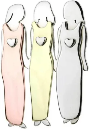 My Beautiful Sisters Brooch Pins for Women Girls Fashion Brooch Lapel Pins Dainty Elegant Dress Accessories Promise Statement Jewelry for Hat Bag Suit Tie Gift Birthday To My Bestie Best Friends Family Girls Daughters Brooches