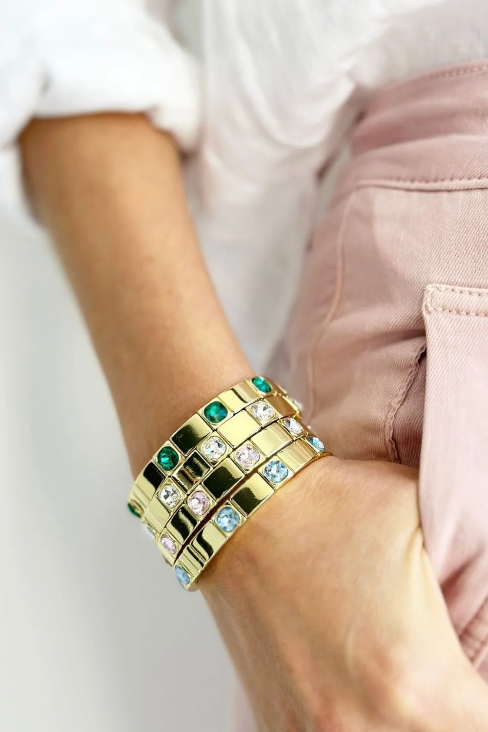*NEW Queenie Bracelet gold/clear