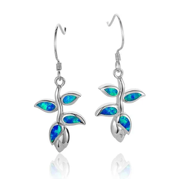 Opal Heliconia Earrings