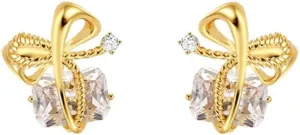 Original design Fashion sweet delicate stud earrings Gold plated bow stud earrings for women gift earrings M3405