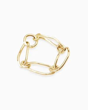 Oval Link Bracelet | Gold