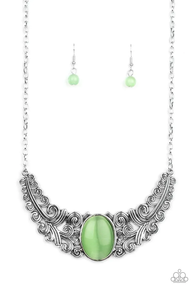 Paparazzi Necklace ~ Celestial Eden - Green