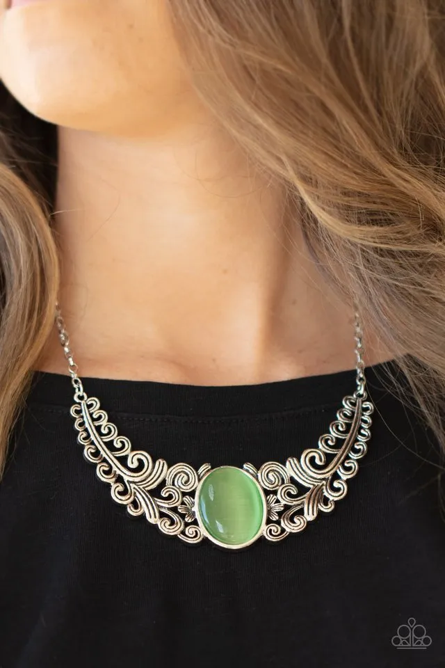 Paparazzi Necklace ~ Celestial Eden - Green