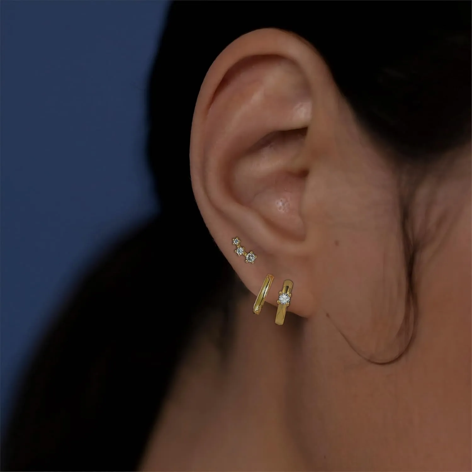 Pearl Earrings For Women, Pearls Drop Earrings, 14K Plated Gold Hoop Earrings, Wedding Jewelry Gifts for Women Girls, Handmade Jewelry for Women, Elegant White Pearl Earrings, Trendy Small Elegant