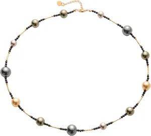 Pearl Necklace for Women Adjustable Pearl Choker Necklace Tricolor Pearl Beaded Necklace Wedding Pearl Necklace Delicate Jewelry Bride Bridesmaid Wedding Birthday Beach Jewelry