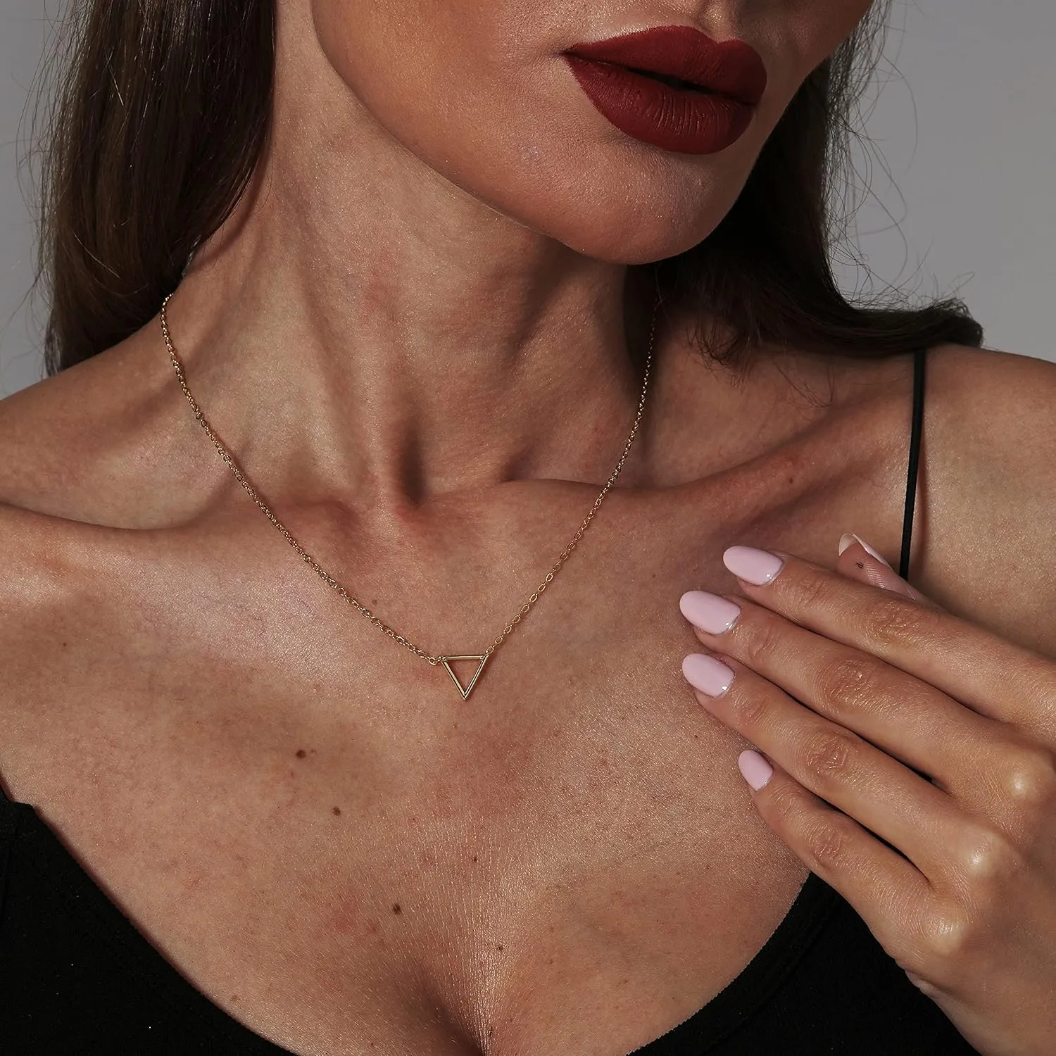Pencros Dainty Pendant Necklace,18K Gold Plated Pumpkin Ghost Hammered Coin Delicate Chain Minimalist Simple Halloween Jewelry Friend's Gift