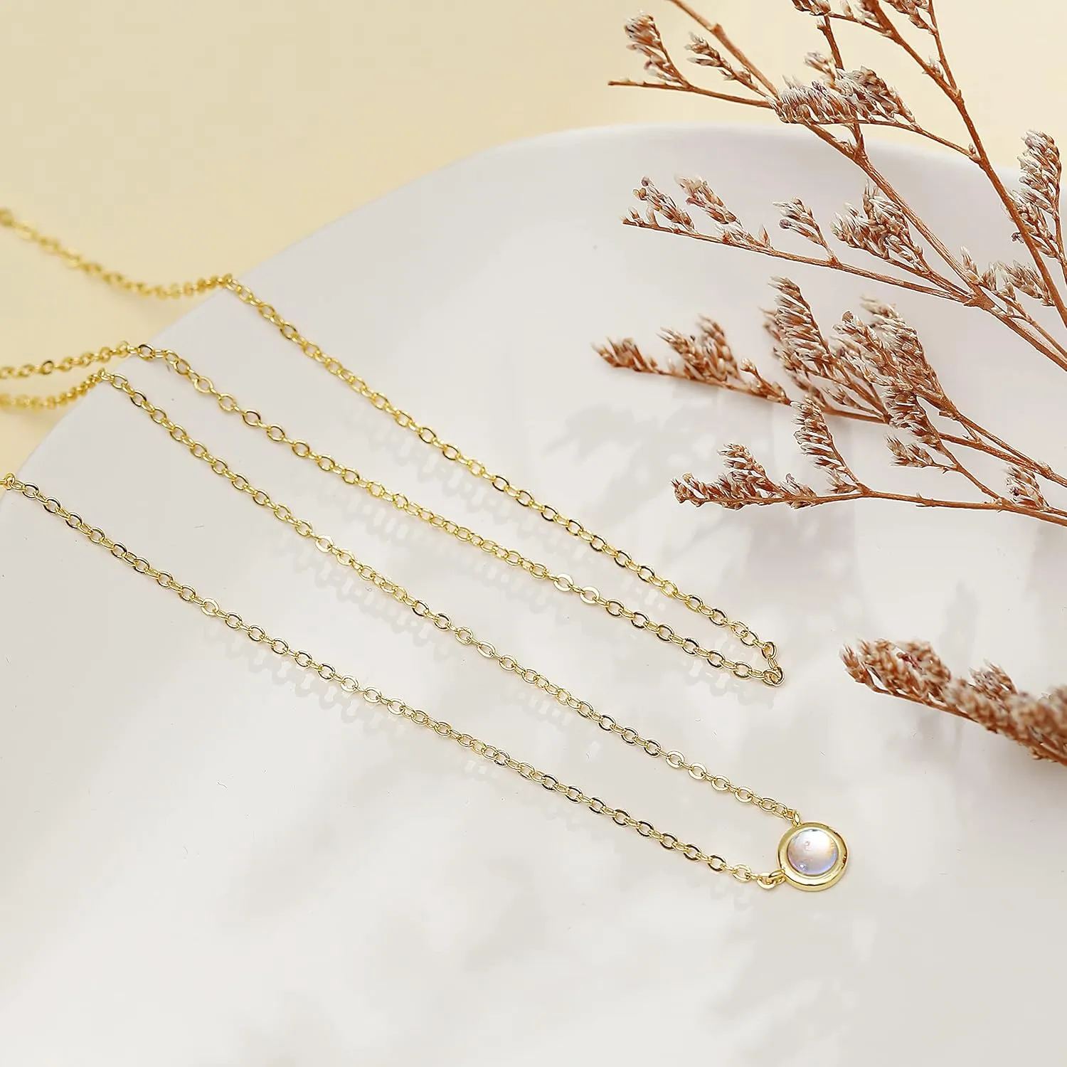 Pencros Dainty Pendant Necklace,18K Gold Plated Pumpkin Ghost Hammered Coin Delicate Chain Minimalist Simple Halloween Jewelry Friend's Gift