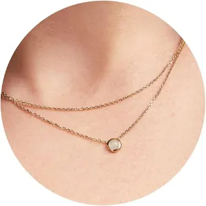 Pencros Dainty Pendant Necklace,18K Gold Plated Pumpkin Ghost Hammered Coin Delicate Chain Minimalist Simple Halloween Jewelry Friend's Gift