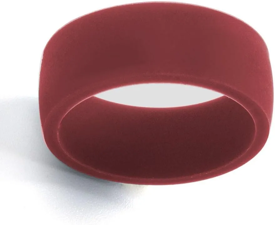 Personalized Simple Plain Hebrew Silicone Ring for Names of Gods Kabbalah Hebrew Soul Mate Inspirational Faith Hope Jewelry Gift Am Yisrael Chai for Best Friend,Size 7 to 14