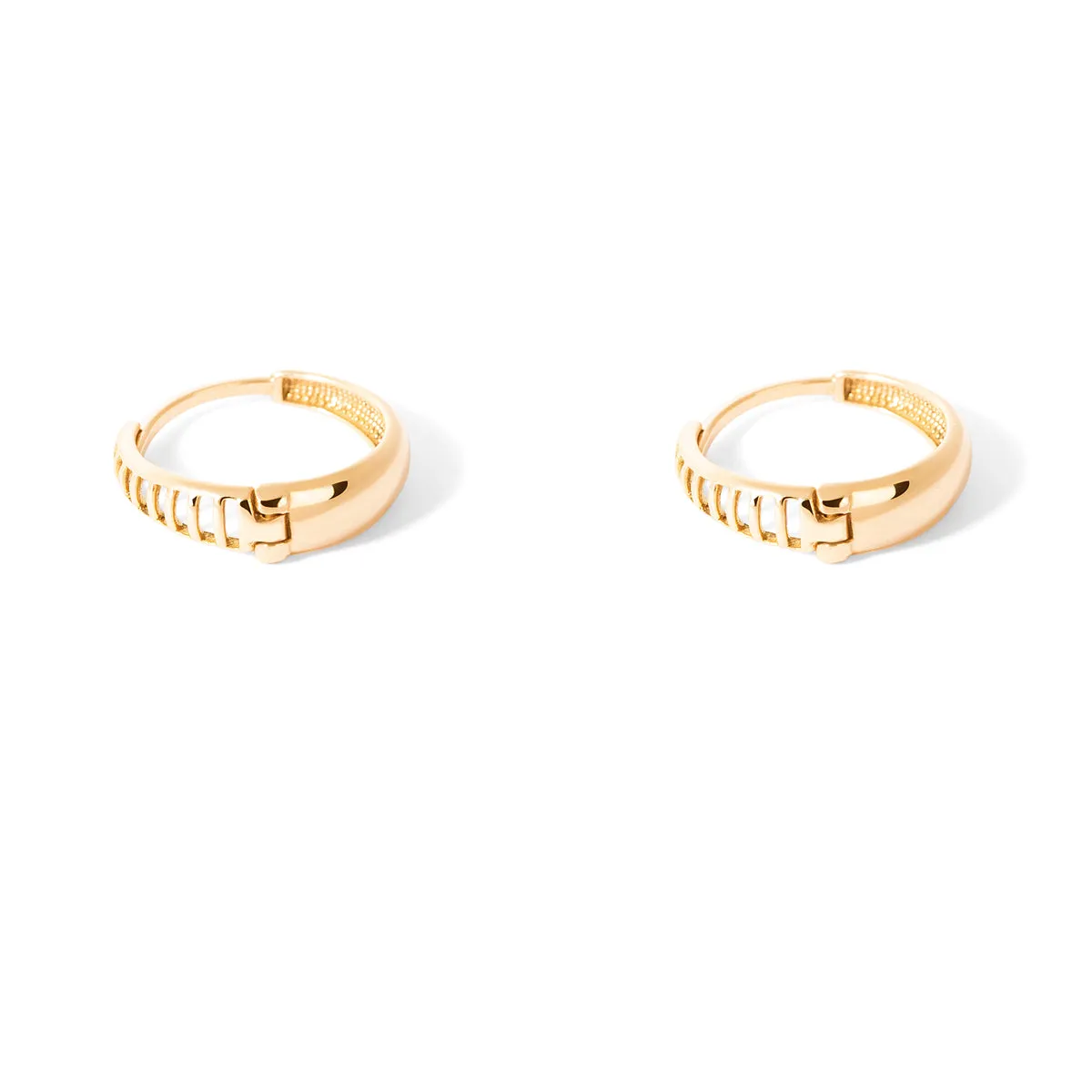 Podmira Huggie Hoop Earrings
